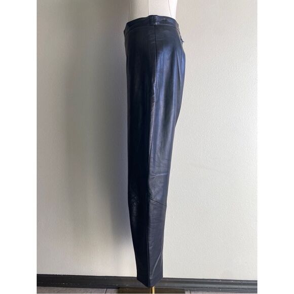 Vintage 90s Danier butter soft leather high rise pants - Picture 4 of 9